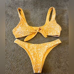 Shein Tie Cheeky Swim Suit